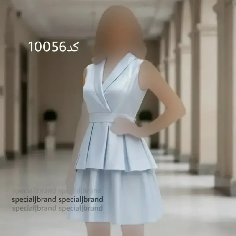 کت مجلسی عروسکی سیتا جنس تافته با آستر و کمربند