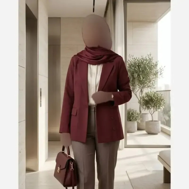 کت زنانه مدل الی جنس لینن درجه یک